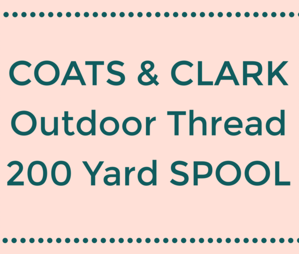 Coats & Clark Outdoor Thread - 200yds