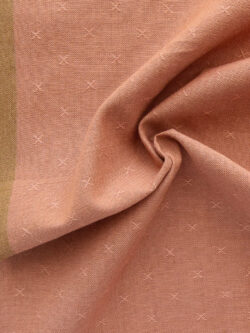 Sprout Wovens – Textured Yarn Dyed Cotton – Terracotta