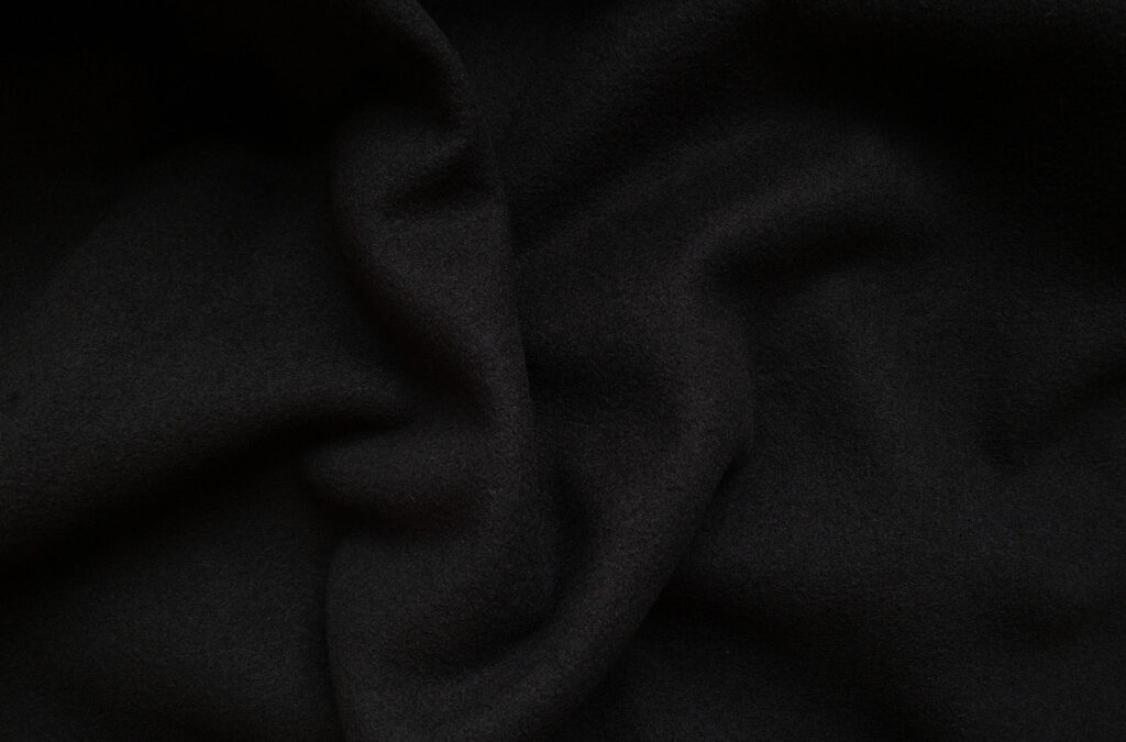 Designer Deadstock – Acrylic Fleece – Black