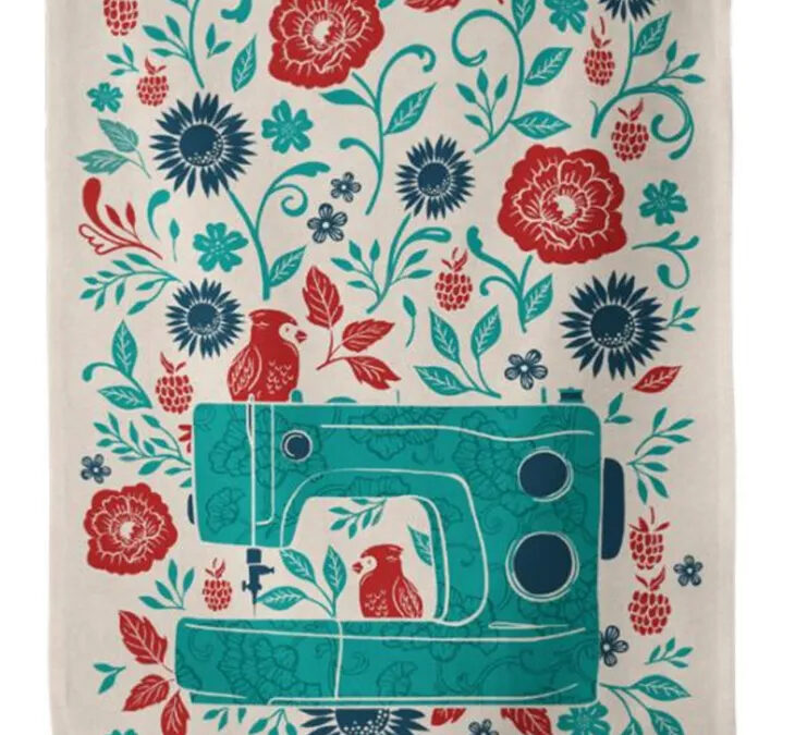 Ruby Star Society – Cotton Tea Towel – Sewing Garden