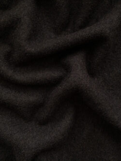 Boiled Wool/Viscose - Dark Chocolate