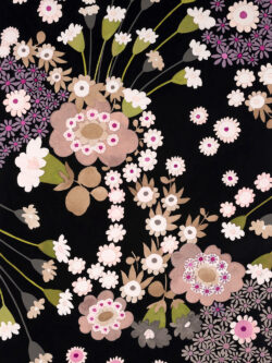 Quilting Cotton - Alexander Henry - A Ghastlie Gerber - Black