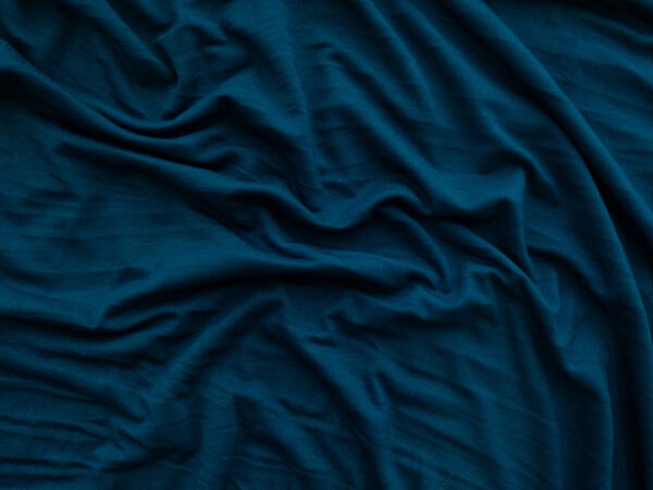 Designer Deadstock - Bamboo/Spandex Jersey - Marine Blue