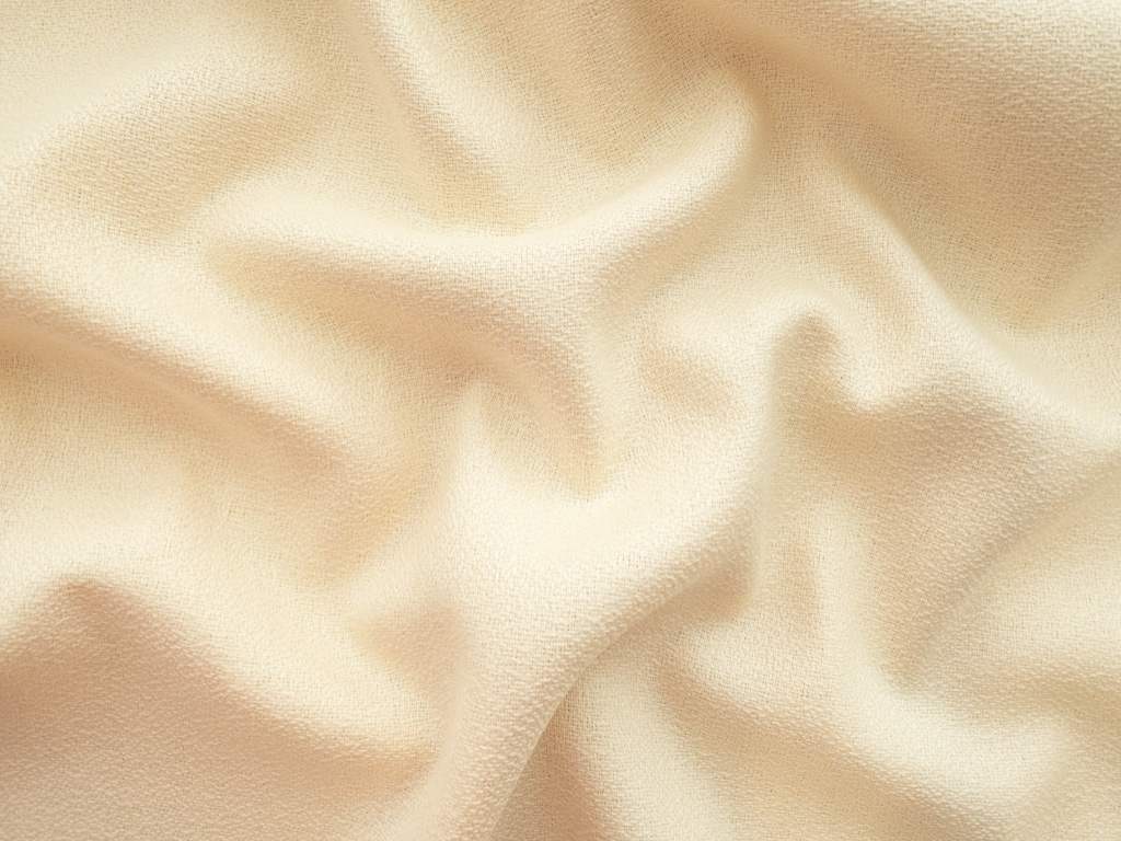 Designer Deadstock - Textured Linen - Cream - Stonemountain & Daughter  Fabrics