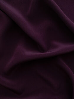 Designer Deadstock - Silk Crepe de Chine - Wine