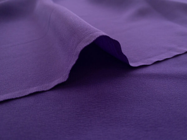 Designer Deadstock - Silk Crepe de Chine - Grape