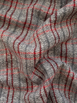 British Designer Deadstock - Tweed Wool Coating - Floyd