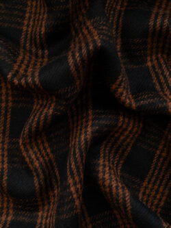 100% Wool Coating - Black Melton – Eureka Fabrics