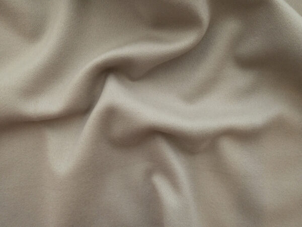 European Designer Deadstock – Wool/Cashmere Blend Coating - Sand