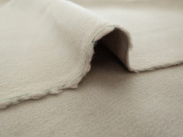 European Designer Deadstock – Wool/Cashmere Blend Coating - Sand