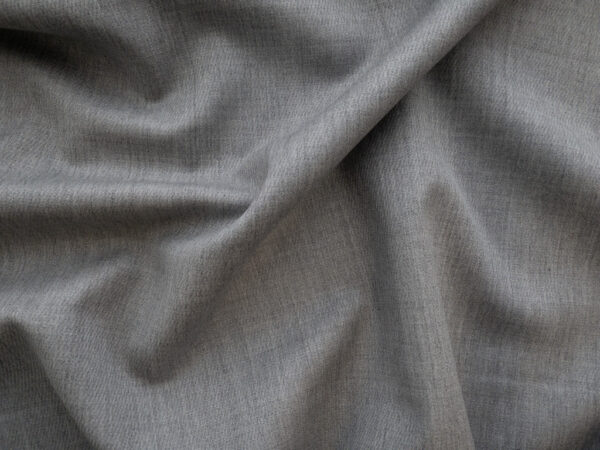 European Designer Deadstock - Wool Twill Suiting - Ash