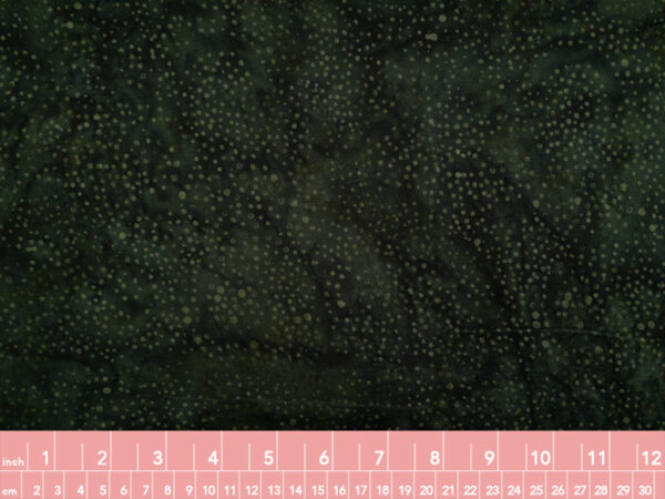 Cotton Batik - Batiks by Mirah - Jingle and Jungle - Dots - Forest