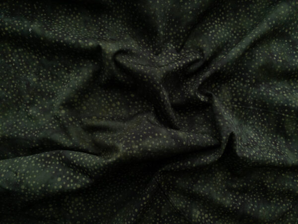 Cotton Batik - Batiks by Mirah - Jingle and Jungle - Dots - Forest