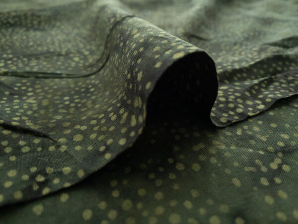 Rayon Batik - Batiks by Mirah - Jingle and Jungle - Dots - Forest