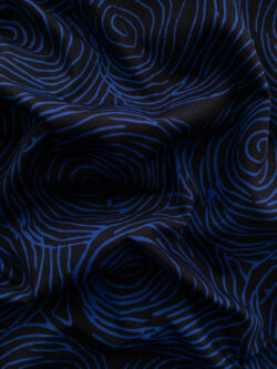 Cotton Batik - Batiks by Mirah - Rough Circles - Navy