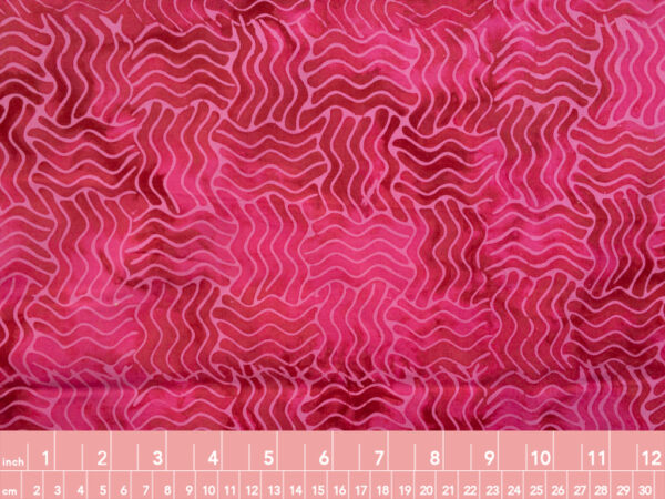 Cotton Batik – Batiks by Mirah – Tessellations – Fuchsia