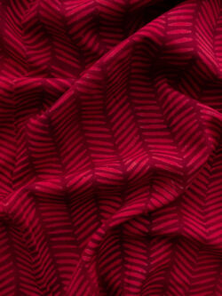 Rayon Batik - Batiks by Mirah - Herringbone - Red