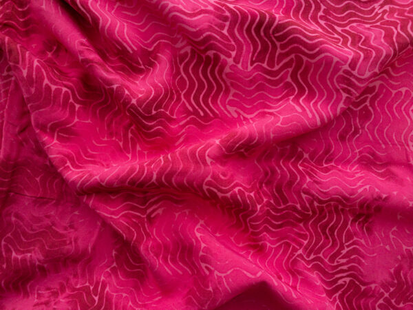 Rayon Batik - Batiks by Mirah - Tessellations - Fuchsia