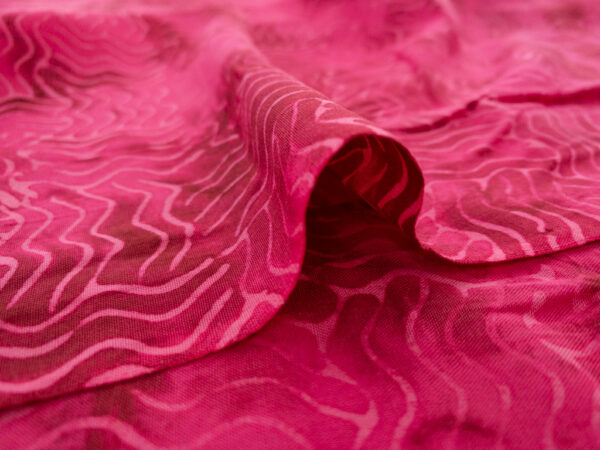 Rayon Batik - Batiks by Mirah - Tessellations - Fuchsia