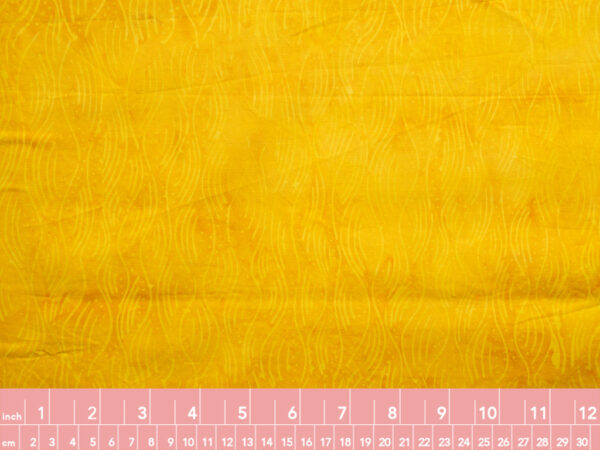 Cotton Batik - Batiks by Mirah - Scallops - Yellow