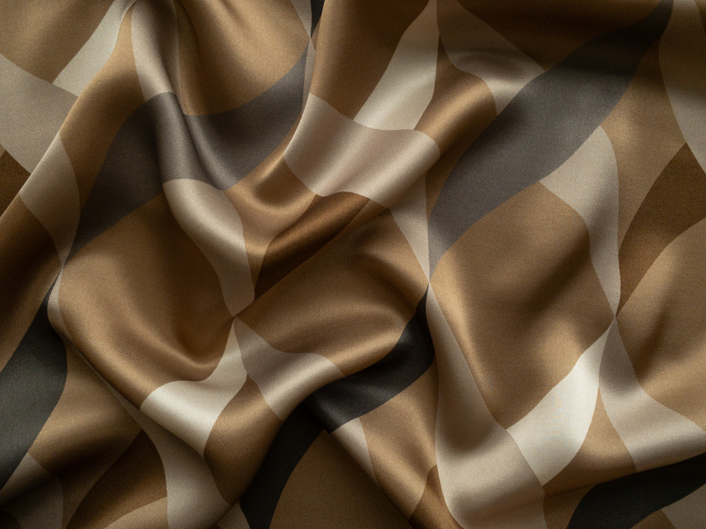 Silk Satin Fabric: 100% Silk Fabrics from France by Belinac, SKU