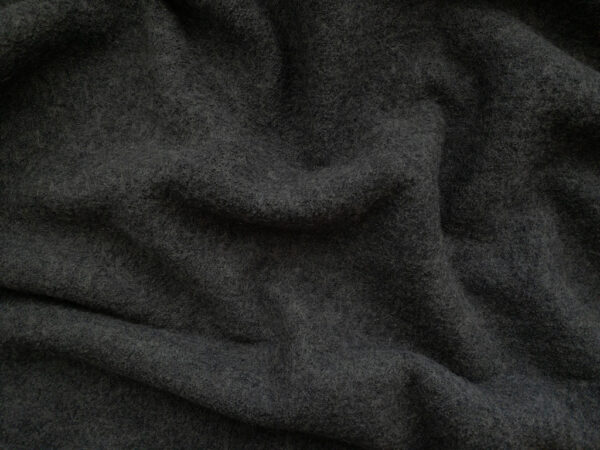 Boiled Wool/Viscose - Cool Grey