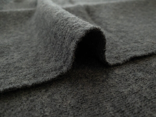 Boiled Wool/Viscose - Cool Grey