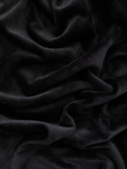 Polyester/Spandex Velour - Raven