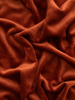 Polyester/Spandex Velour - Pumpkin