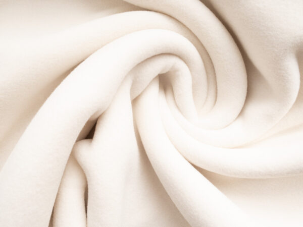 Polyester Polartec Fleece - Gardenia White