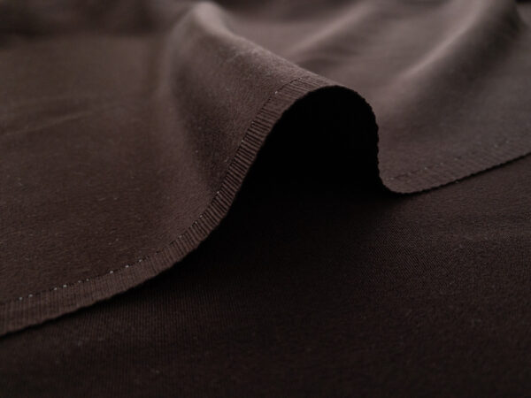 Designer Deadstock - Crepe Back Satin - Dark Chocolate