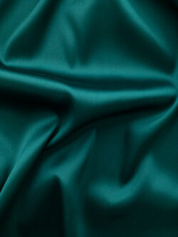 Designer Deadstock - Silk/Spandex Charmeuse -Emerald