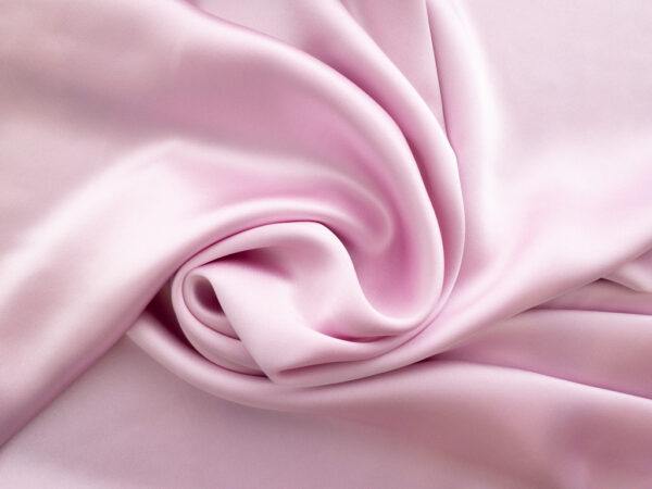 Designer Deadstock - Silk Charmeuse - Petal Pink