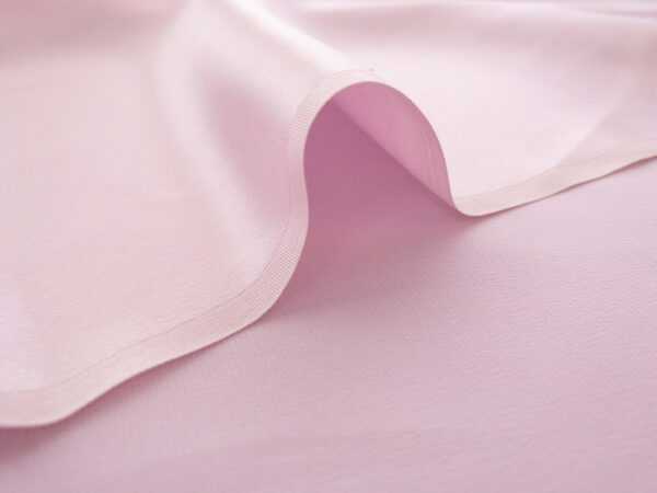 Designer Deadstock - Silk Charmeuse - Petal Pink