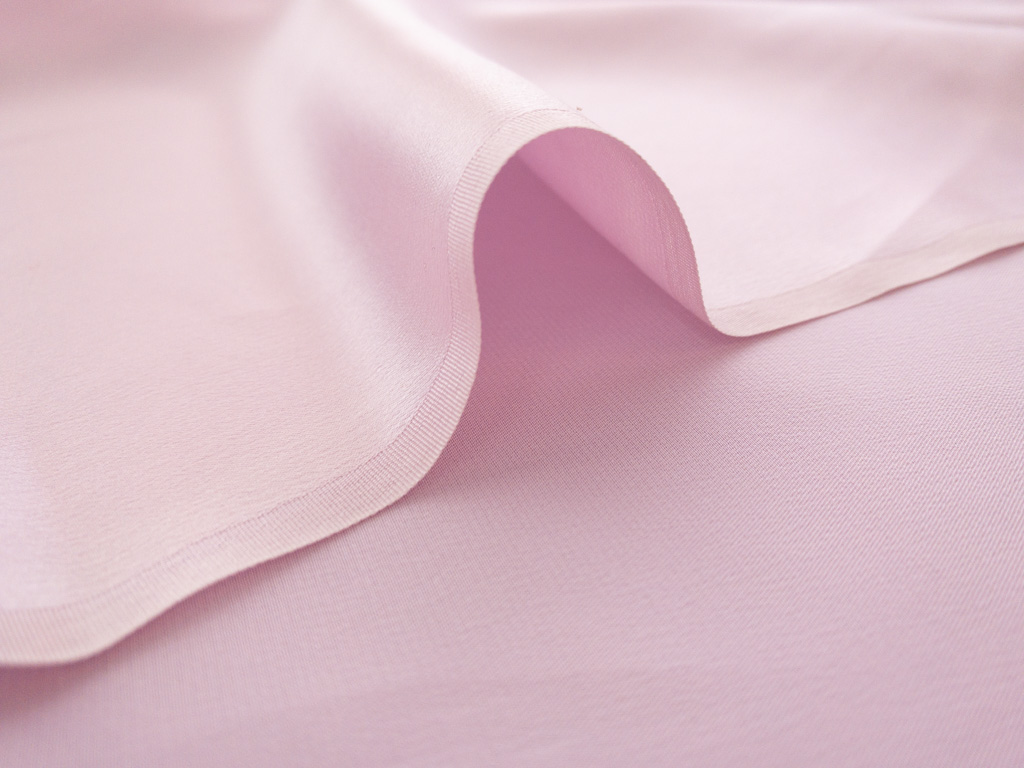 Pink silk charmeuse