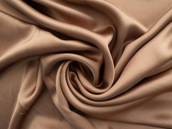 Designer Deadstock - Silk Charmeuse - Bronze