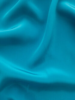 Designer Deadstock - Silk Crepe de Chine - Turquoise
