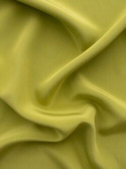 Designer Deadstock - Silk Crepe de Chine - Celery