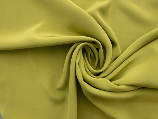 Designer Deadstock - Silk Crepe de Chine - Celery