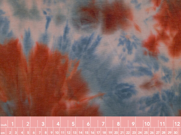Designer Deadstock - Cotton Blend Fleece – Tie Dye - Supernova