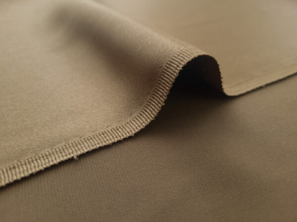 Designer Deadstock - Silk Charmeuse - Khaki