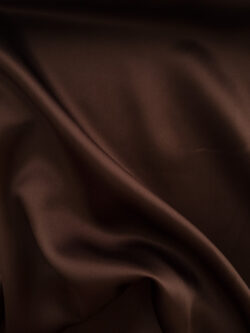 Designer Deadstock - Silk Charmeuse - Brown