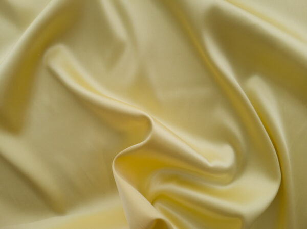 Designer Deadstock - Silk Charmeuse - Soft Yellow