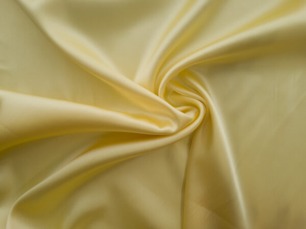 Designer Deadstock - Silk Charmeuse - Soft Yellow