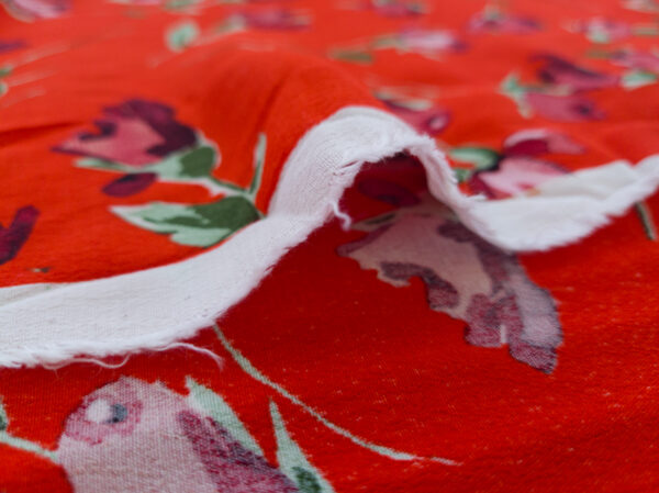 Designer Deadstock - Viscose Crepe - Budding Roses