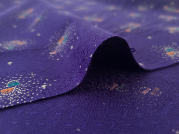 Lady McElroy - Viscose Dobby - Misty Elements - Purple