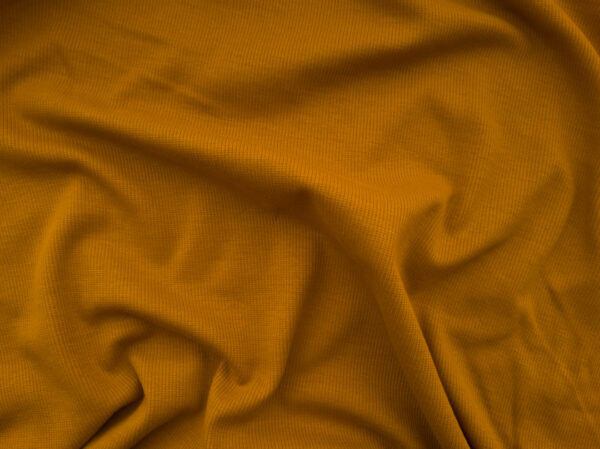 Organic Cotton/Spandex Ribbing – Rust