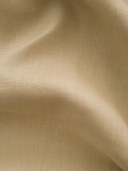 British Designer Deadstock - Linen - Champagne