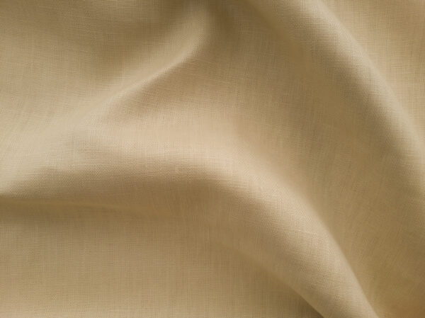 British Designer Deadstock - Linen - Champagne