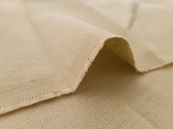 British Designer Deadstock - Linen - Champagne